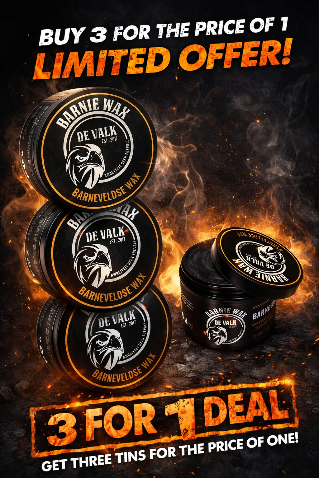 Wax - Medium hold - Glanzende look, elegantie in elke haarlok (3 stuks)